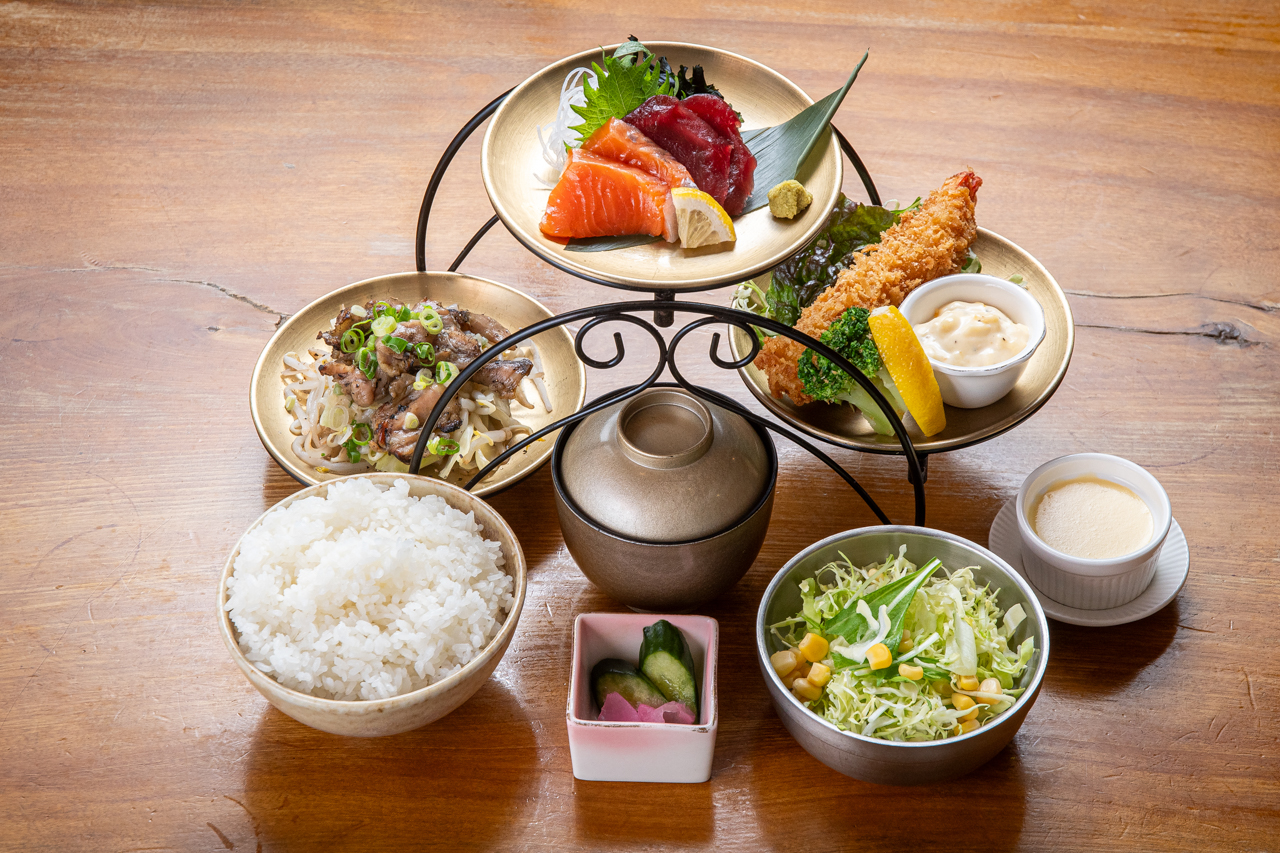 ほろほろお好み三種御膳